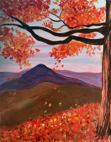 Oct 25, Wed,  5-7pm, "Fall at Mt. Equinox"