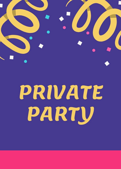 November 6, Friday, 5-7pm, Private Party-Kayla Gurrieri DEPOSIT