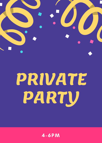 October 24,  Wednesday, 4-6pm Private Party-Jacquelyn Murano