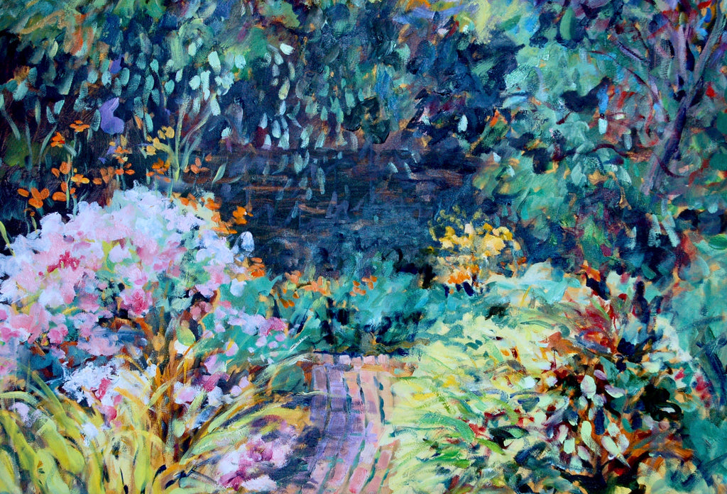Oil Painting "The Garden Path" 24 x 30
