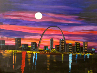 Oct 9, Thurs, 7-9pm, "St. Louis Sunset" Public Class