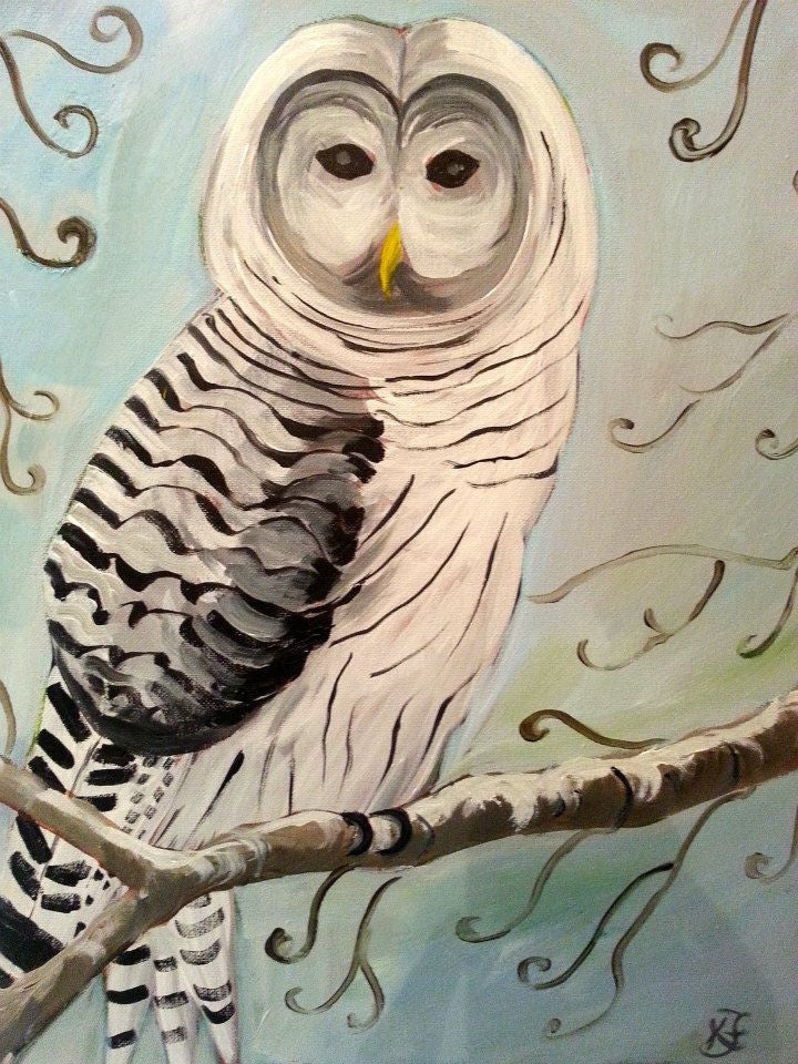 Sept 27, Sat, 2-4pm, "Snowy Owl" Public Class