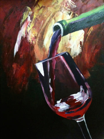 Wine Notecards boxed set of 6, one of each design 100# cover stock